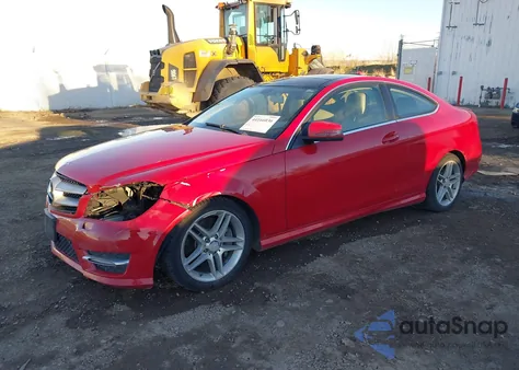 2013 Mercedes-Benz C 350 Sport 4Matic from USA, damaged, VIN WDDGJ8JB0DG021718
